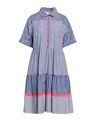 MAISON COMMON Midi dress Blue 100% Cotton