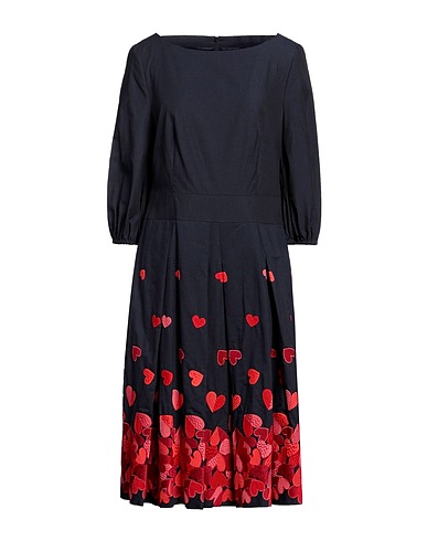 MAISON COMMON Midi dress Midnight blue 60% Acetate, 40% Viscose