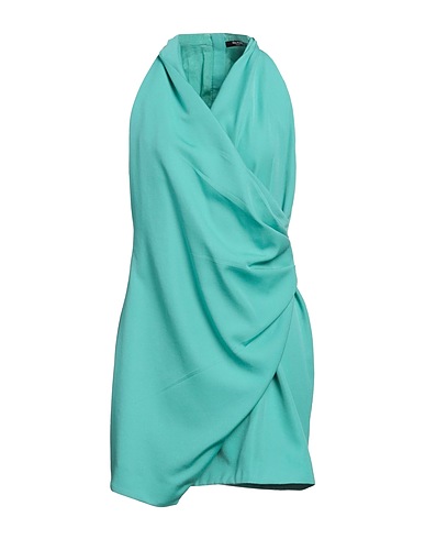 BALMAIN Sheath dress Light green 100% Wool