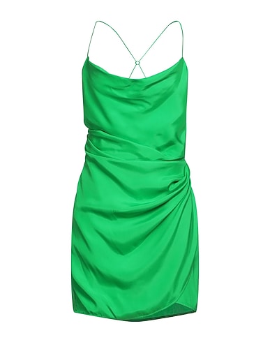 GAUGE81 Short dress Green 100% Silk