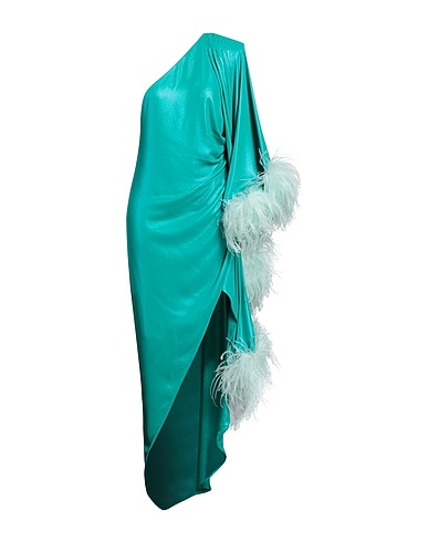 NERVI Short dress 100% Polyester, Feather