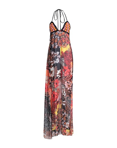 F**K PROJECT Long dress Brown 100% Polyester