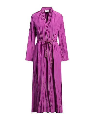 FORTE_FORTE Midi dress Mauve 52% Polyester, 48% Cotton