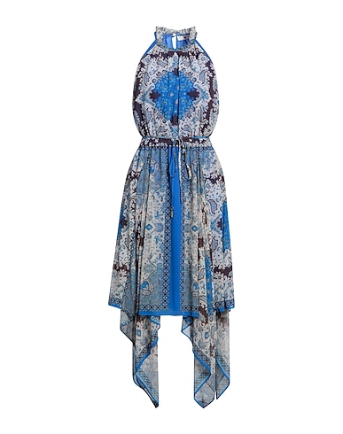 TWINSET Vestito midi Azzurro 100% Poliestere