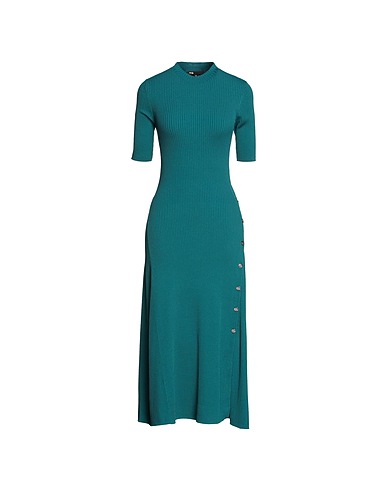 MAJE Midi-Kleid Aquamarin 51% Viskose, 47% Polyamid, 2% Elastan