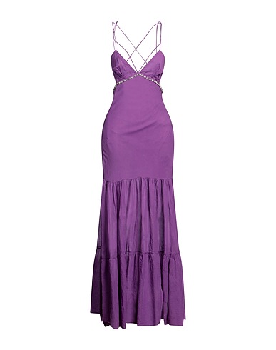 VICOLO Vestito lungo Viola 100% Cotone
