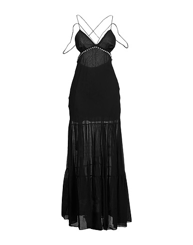 VICOLO Long dress Black 100% Cotton