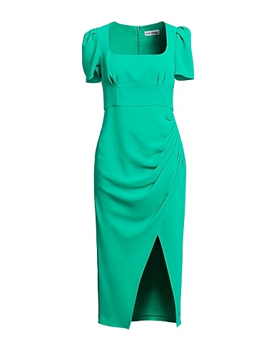 SELF-PORTRAIT Elegantes Kleid Grün 100% Polyester
