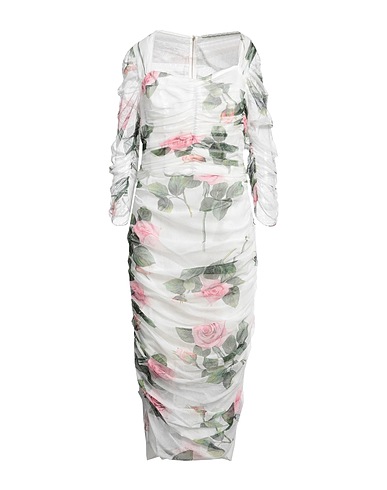 DOLCE&GABBANA Midi dress White 100% Cotton