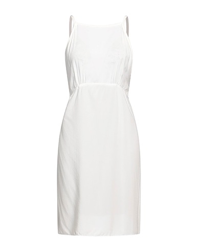 MAURIZIO Short dress White 100% Viscose
