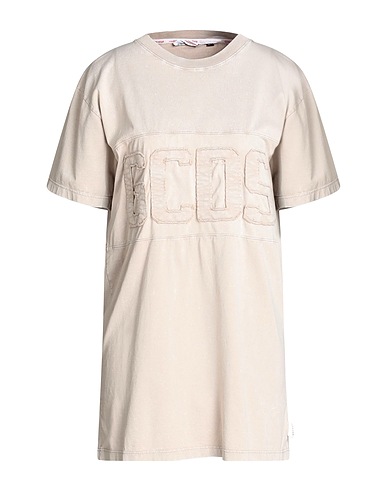 GCDS Short dress Beige 100% Cotton