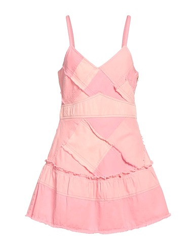 LOVESHACKFANCY Denim dress Pink 100% Cotton