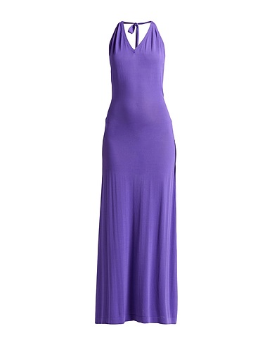 P.A.R.O.S.H. Long dress Purple 80% Viscose, 20% Polyamide
