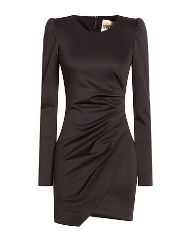 ANIYE BY Κοντό φόρεμα Μαύρο 95% Πολυεστέρας, 5% Ελαστάνη