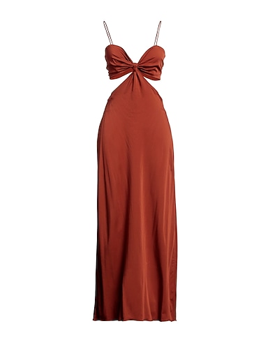 EUGENIA FERNĀNDEZ Long dress Tan 100% Cotton