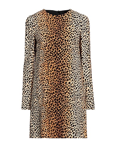 DOLCE&GABBANA Short dress Black 95% Silk, 5% Elastane