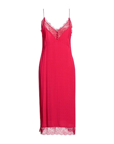 TWINSET DRESSES Fuchsia 100% Viscose, Polyamide