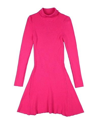 DIXIE Dress Magenta 50% Viscose, 28% Polyamide, 22% Polyester