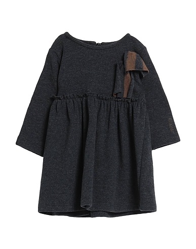NANÁN Baby dress Charcoal 69% Cotton, 19% Acrylic, 5% Synthetic fibers, 4% Elastane, 3% Viscose