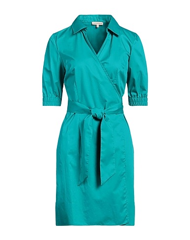 CAMICETTASNOB Robe courte Vert pétrole 100% Coton