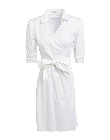 CAMICETTASNOB Short dress White 100% Cotton