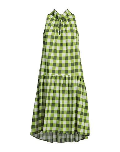CAMICETTASNOB Midi-Kleid Limettengrün 100% Baumwolle