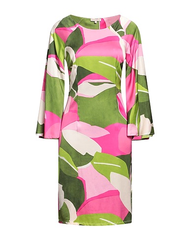 CAMICETTASNOB Sheath dress Green 97% Viscose, 3% Elastane