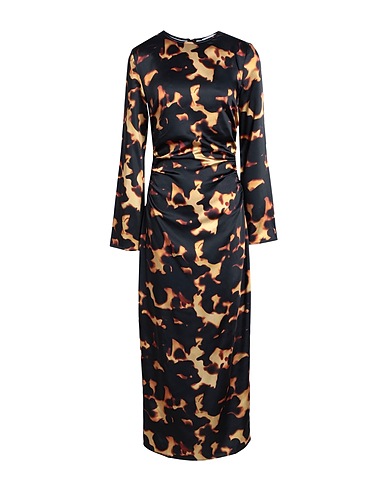 EDITED Long dress Fortuna Dress (GRS)
 Dark brown 100% Recycled polyester