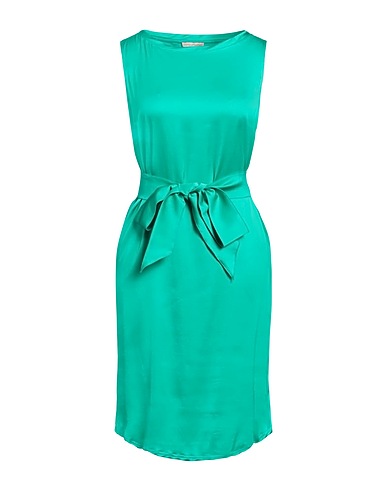 CAMICETTASNOB Midi dress Emerald green 97% Viscose, 3% Elastane