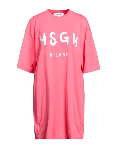 MSGM Short dress Fuchsia 100% Cotton