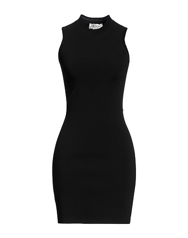 VICTORIA BECKHAM Short dress Black 66% Viscose, 21% Elastane, 13% Polyester