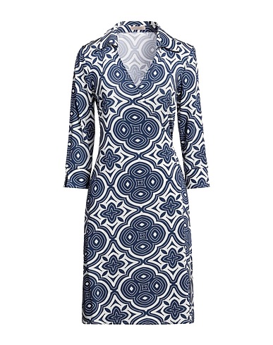 CAMICETTASNOB Vestito chemisier Blu notte 91% Viscosa, 9% Elastan
