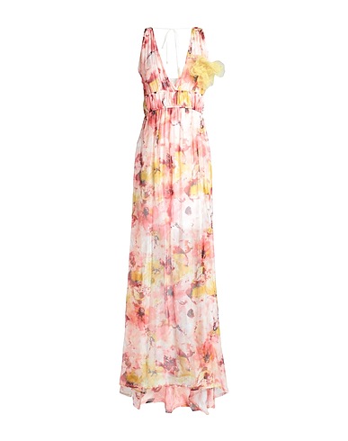 SOALLURE Long dress Blush 50% Viscose, 50% Silk, Polyester