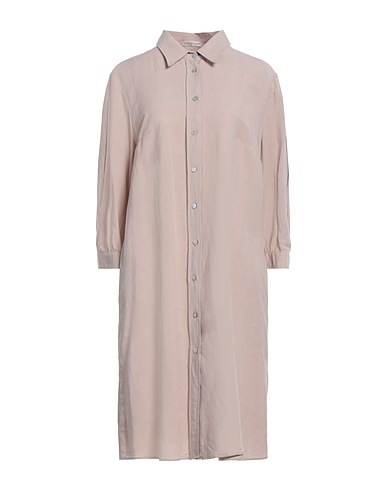 CAMICETTASNOB Vestito chemisier Beige 64% Viscosa, 36% Lino