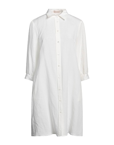 CAMICETTASNOB Vestito chemisier Avorio 64% Viscosa, 36% Lino