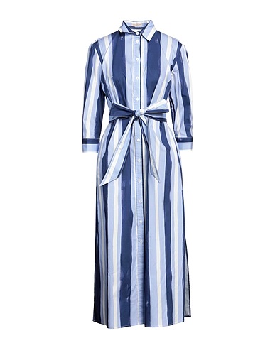 CAMICETTASNOB Midi dress Lilac 97% Cotton, 3% Elastane