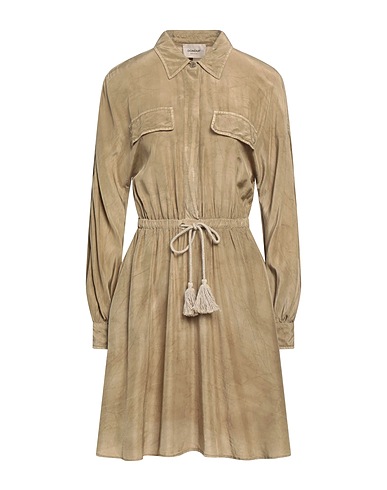 DONDUP Short dress 53% Viscose, 40% Modal, 7% Silk
