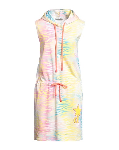 DIMORA Short dress Yellow 100% Cotton