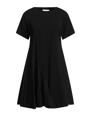 ALPHA STUDIO Vestito corto Nero 95% Cotone, 5% Elastan