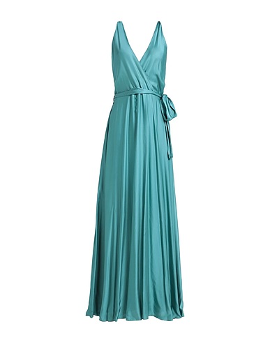 ALPHA STUDIO Long dress Emerald green 100% Viscose
