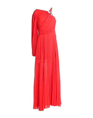 OLLA PARÉG Long dress Red 65% Polyester, 35% Viscose