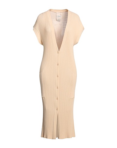 COMPAGNIA ITALIANA Midi dress Beige 65% Viscose, 35% Polyamide