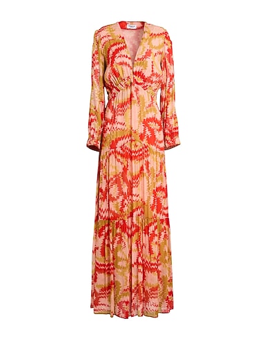 DONDUP Long dress Blush 100% Viscose