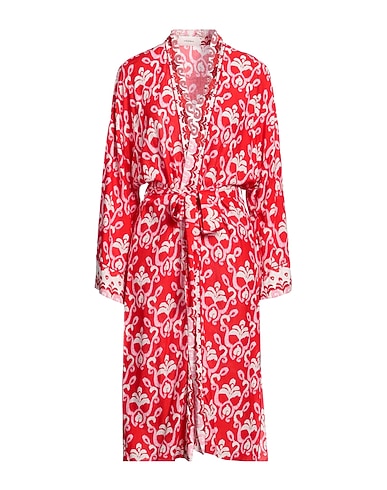 MALÌPARMI Full-length jacket Red 100% Viscose