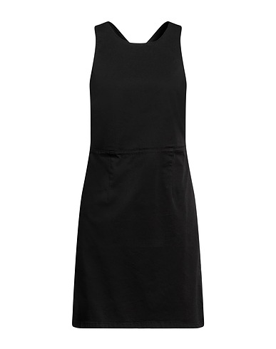 DEPARTMENT 5 Short dress Black 97% Cotton, 3% Elastane