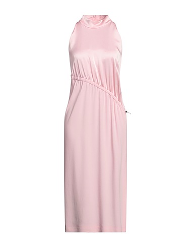BOUTIQUE MOSCHINO Midi dress Pink 72% Acetate, 25% Viscose, 3% Elastane
