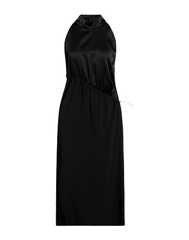 BOUTIQUE MOSCHINO Midi dress Black 72% Acetate, 25% Viscose, 3% Elastane