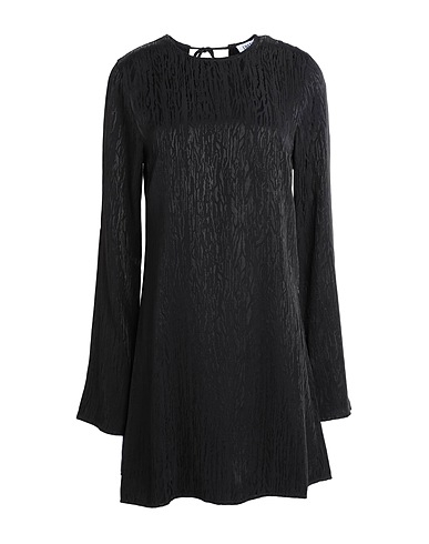 EDITED Short dress Alivia Dress
 Black 60% Viscose, 40% EcoVero™ viscose
