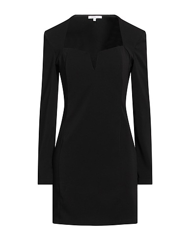 PATRIZIA PEPE Short dress Black 97% Polyester, 3% Elastane
