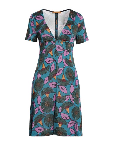 SIYU Short dress Deep teal 98% Viscose, 2% Elastane